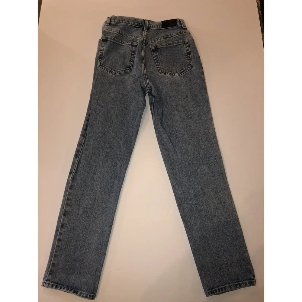 New York Jeans Mid Rise Denim Women's Size 4 Average Blue Cotton Medium‎ Wash